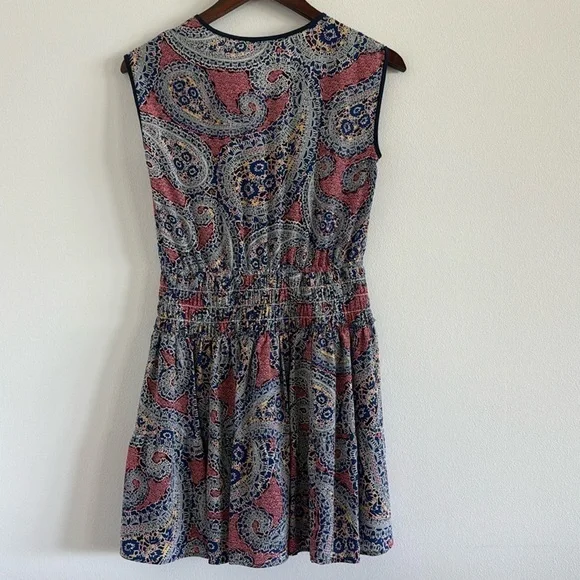 J. Crew Paisley Silk Dress 00P - Picture 5 of 7